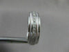 ESTATE WIDE 1.20CT DIAMOND 14K WHITE GOLD MILGRAIN ETERNITY RING DAZZLING #20383