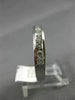 ESTATE .85CT ROUND CUT DIAMOND 14KT WHITE GOLD 3D CHANNEL ANNIVERSARY RING #4007