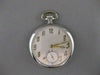 AUTHENTIC 18KT WHITE & YELLOW GOLD WORKING SWISS POCKET WATCH 18 JEWELS #20974
