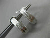 ESTATE WIDE .35CT DIAMOND 14KT WHITE GOLD PRINCESS CUT UMBRELLA CLIP ON EARRINGS