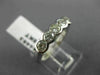 ESTATE 1CT DIAMOND 18KT WHITE GOLD 5 STONE BEZEL WEDDING ANNIVERSARY RING #4453