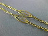 ESTATE 18KT YELLOW GOLD 3D CLASSIC HANDCRAFTED OVAL LINK CHAIN #24730