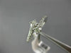 ESTATE .50CT ROUND DIAMOND 14KT WHITE GOLD 2 STONE CLASSIC CRISS CROSS LOVE RING