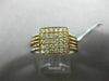 ESTATE .42CT DIAMOND 18KT WHITE YELLOW & ROSE GOLD 3D MULTI BAND PAVE FUN RING