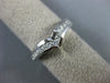 ESTATE .47CT DIAMOND 14KT WHITE GOLD "V" SHAPE CHANNEL ANNIVERSARY RING #14506