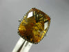 EXTRA LARGE 10.41CT DIAMOND & AAA CITRINE 14KT WHITE & BLACK GOLD FILIGREE RING