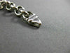 ESTATE LARGE 2.93CT DIAMOND & MULTI GEM 14K WHITE GOLD LUCKY BELL CHARM BRACELET