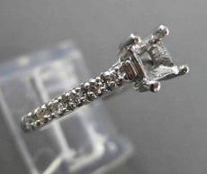 ESTATE .20CT DIAMOND 14KT WHITE GOLD LUCIDA SEMI MOUNT ENGAGEMENT RING #12082