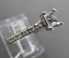 ESTATE .20CT DIAMOND 14KT WHITE GOLD LUCIDA SEMI MOUNT ENGAGEMENT RING #12082