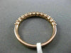 ESTATE .43CT DIAMOND 14KT ROSE GOLD 3D SEMI ETERNITY WEDDING ANNIVERSARY RING