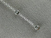 .25CT DIAMOND 18KT WHITE GOLD ROUND & TRILLION LARIAT BY THE YARD LOVE NECKLACE