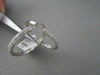 ESTATE 1.0CT DIAMOND HOOP EARRINGS 14K WHITE GOLD 30mm SIMPLY BEAUTIFUL!!!!!!!!!