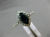 LARGE 1.08CT DIAMOND & AAA MARQUISE SAPPHIRE 14K WHITE GOLD HALO ENGAGEMENT RING