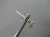 ESTATE .50CT ROUND DIAMOND 14KT WHITE GOLD 3D TEAR DROP RAIN FLOATING EARRINGS