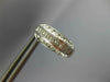 ESTATE WIDE 1.30CT DIAMOND 14K WHITE GOLD CLASSIC MULTI ROW HUGGIE EARRINGS #679