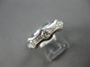 1.12CT DIAMOND 14KT WHITE GOLD 3D CHANNEL SEMI BEZEL WEDDING ANNIVERSARY RING
