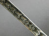 ESTATE 3.0CT PRINCESS CUT DIAMOND 14K WHITE GOLD 3D 3 ROW BANGLE BRACELET #21499