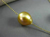ESTATE LARGE.14CT DIAMOND 14K YELLOW GOLD MULTI COLOR PEARL BY THE YARD NECKLACE