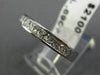 ESTATE .69CT PRINCESS DIAMOND 14KT WHITE GOLD 3D CHANNEL ANNIVERSARY RING #15831
