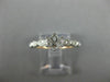 ESTATE .08CT DIAMOND 14K WHITE & ROSE GOLD 3D 6 PRONG SEMI MOUNT ENGAGEMENT RING