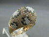ESTATE LARGE 5.10CTW MULTI COLOR DIAMOND 18KT ROSE GOLD COCKTAIL RING AMAZING!!