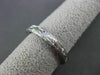 ANTIQUE 14KT WHITE GOLD 3D FLORAL FILIGREE WEDDING ANNIVERSARY RING 2mm #18938