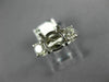.45CT DIAMOND 14KT WHITE GOLD 3D 3 STONE ROUND SEMI MOUNT ENGAGEMENT RING #18327