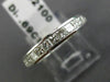 ESTATE .69CT PRINCESS DIAMOND 14KT WHITE GOLD 3D CHANNEL ANNIVERSARY RING #15831