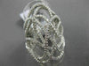 ESTATE MASSIVE 2.02CT DIAMOND 18KT WHITE GOLD MULTI WAVE 3D FUN COCKTAIL RING