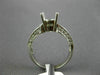 ESTATE .77CT DIAMOND 14KT WHITE GOLD 3D ROUND SEMI MOUNT ENGAGEMENT RING #9885
