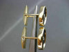 ANTIQUE .16CT OLD MINE DIAMOND & AAA OVAL ONYX 14K YELLOW GOLD CUFF LINKS #23084