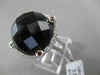 ESTATE MASSIVE 31.89CT DIAMOND & AAA SMOKY TOPAZ 14K WHITE GOLD DOME SHAPE RING