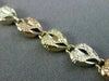 ESTATE LONG 14KT WHITE YELLOW & ROSE GOLD 3D MULTI HEART SEA SHELL LOVE BRACELET
