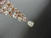 ESTATE EXTRA LARGE 18.98CT PINK DIAMOND 18KT ROSE GOLD CLUSTER HANGING EARRINGS