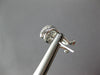 ESTATE WIDE .77CT DIAMOND 18K WHITE GOLD CLASSIC MULTI ROW WAVE CLIP ON EARRINGS