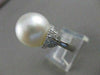 ESTATE DIAMOND 14MM SOUTH SEA PEARL 14KT WHITE GOLD FANCY COCKTAIL RING VS #2670