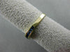 ESTATE .60CT AAA ASSCHER CUT SAPPHIRE 14KT YELLOW GOLD WEDDING RING BAND #20288