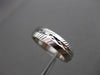 ANTIQUE 14K WHITE GOLD 3D FILIGREE ETERNITY WEDDING ANNIVERSARY RING BAND #18954