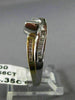 ESTATE 1.0CT DIAMOND 14KT WHITE & YELLOW GOLD 3D TENSION ENGAGEMENT RING #20076