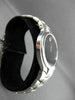 MOVADO PORTICO STAINLESS STEEL BLACK FACE SWISS MOVEMENT MENS WATCH #23418