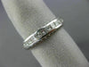 ESTATE .99CT ROUND & PRINCESS DIAMOND 14K WHITE GOLD 3D WEDDING ANNIVERSARY RING