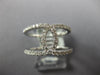 ESTATE WIDE .45CT DIAMOND 18KT WHITE GOLD 3D CLASSIC LOVE KNOT FUN RING