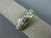 ESTATE .58CT DIAMOND 14K WHITE & YELLOW GOLD 3D WEDDING ANNIVERSARY RING #11548