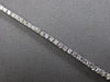 ESTATE 1.62CT DIAMOND 14K WHITE GOLD 3D CLASSIC ROUND 2MM TENNIS BRACELET #27866