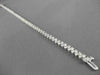 ESTATE WIDE 4.65CT ROUND DIAMOND 14K WHITE GOLD TWO ROW CLASSIC BRACELET AMAZING