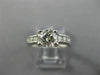 ESTATE 1.04CT DIAMOND 14KT WHITE GOLD CLASSIC FOUR PRONG ENGAGEMENT RING #25942