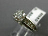 ESTATE 1.26CT ROUND DIAMOND 14KT WHITE GOLD 3D CHANNEL ENGAGEMENT RING #20722