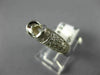 ESTATE .62CT DIAMOND 14KT WHITE GOLD 3D OVAL SEMI MOUNT ENGAGEMENT RING #18667
