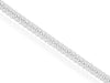 WIDE 2.30CT DIAMOND 14KT WHITE GOLD ROUND CLASSIC 2 ROW ETERNITY TENNIS BRACELET