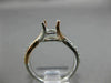 ESTATE .17CT DIAMOND 14KT WHITE & ROSE GOLD INFINITY SEMI MOUNT ENGAGEMENT RING